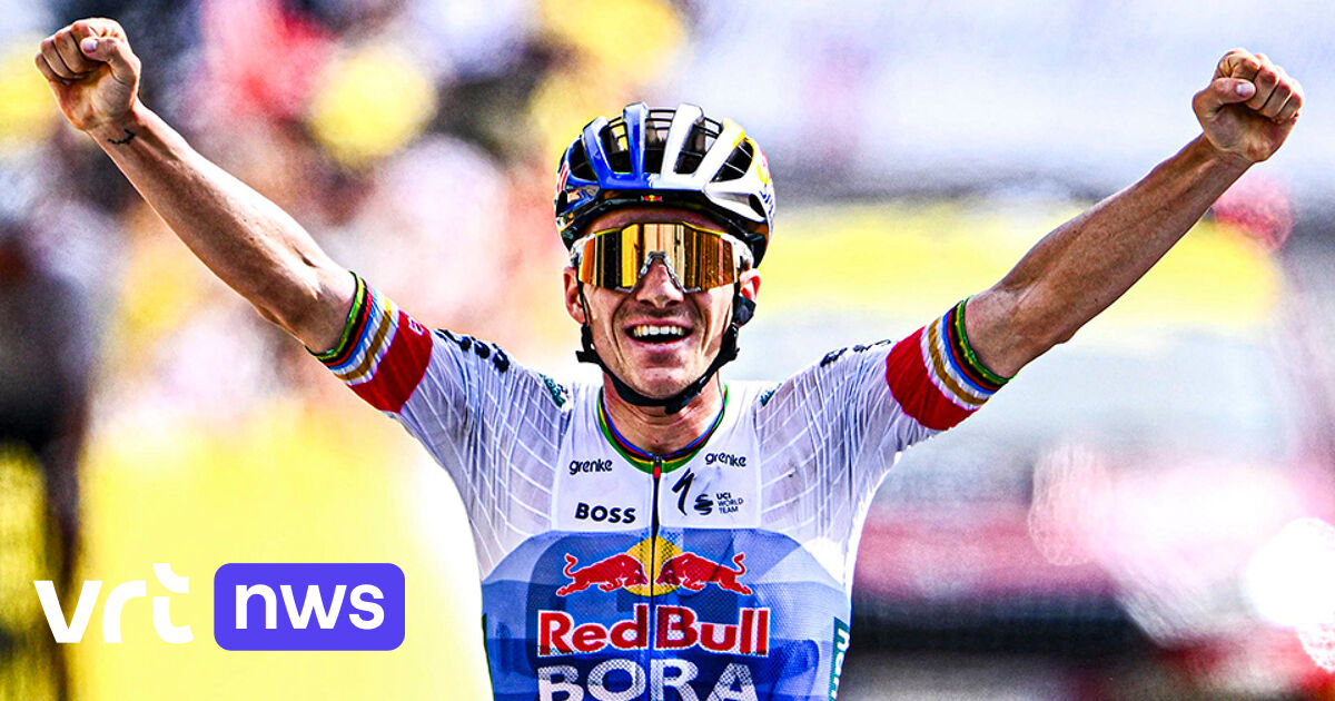 Erster Sieg von Remco Evenepoel bei einer Straßenetappe der Tour de France