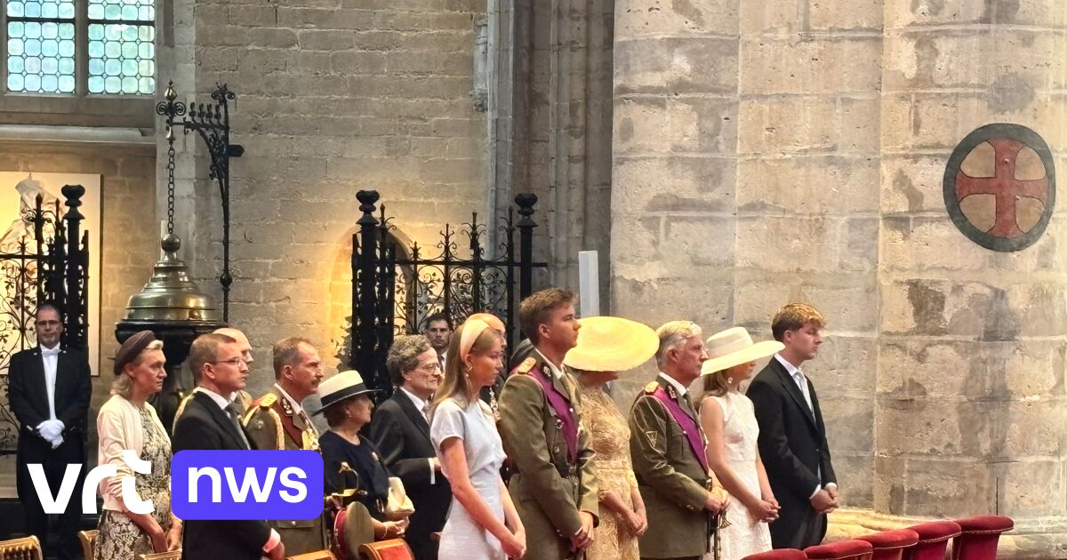 Te Deum service of thanksgiving in Brussels Cathedral