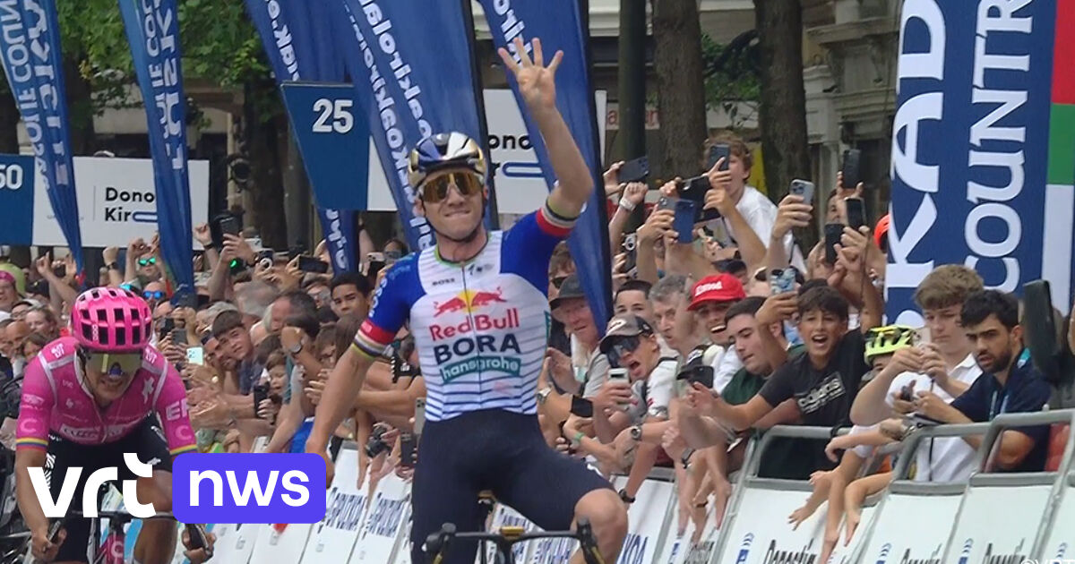 Photo: VRT Week na de Tour: Remco Evenepoel wint voor 4e keer Clásica San Sebastián en is recordhouder | VRT NWS Nieuws