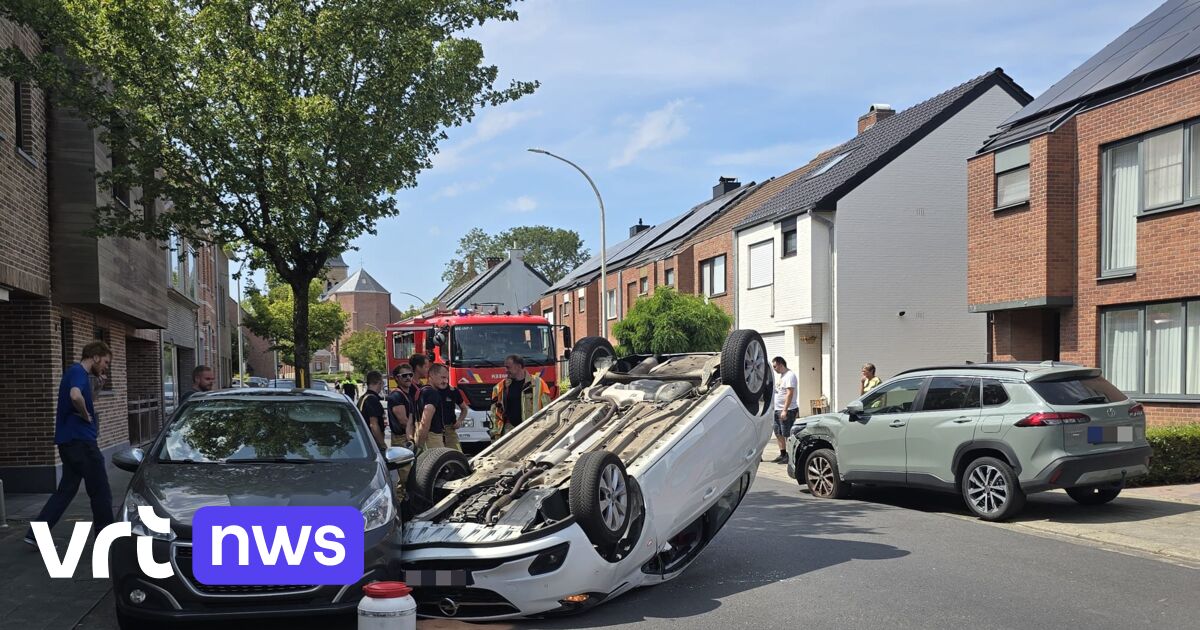 Jonge vrouw zwaargewond nadat auto op dak belandt in Kieldrecht