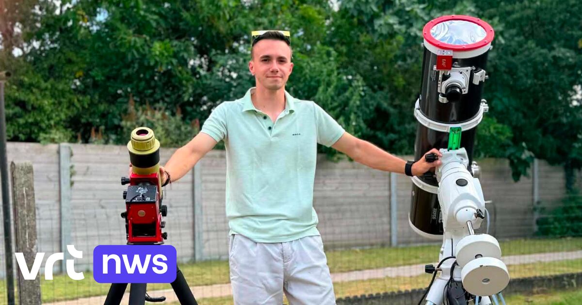 Joran organiseert kijkavond voor eclips mét telescopen in Meerbeke: 