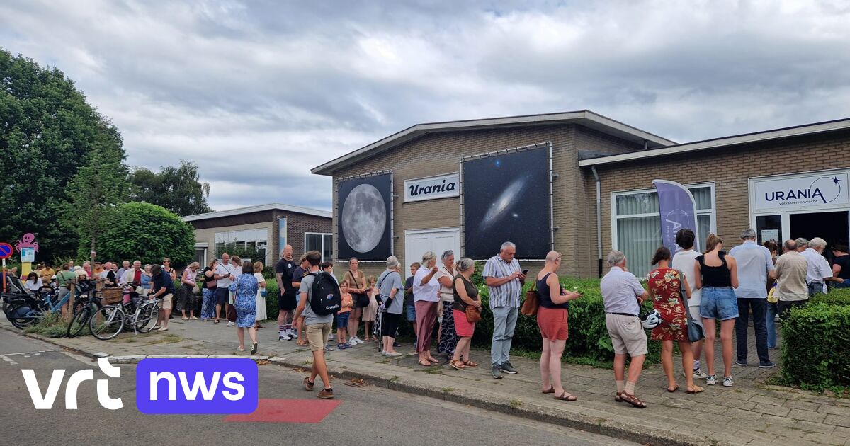 Grote drukte voor zon-brillen bij de eclips