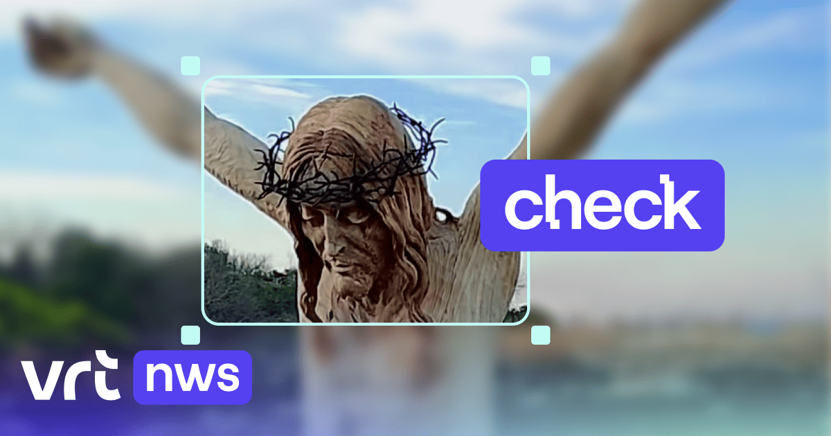 Viral Video Shows Wooden Jesus Statue Surviving Wildfires