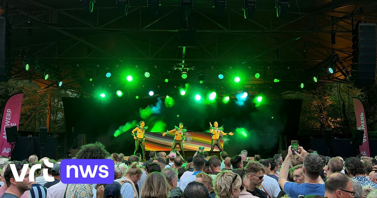 Pride Antwerpen start met feest in Openluchttheater Rivierenhof in Deurne: 