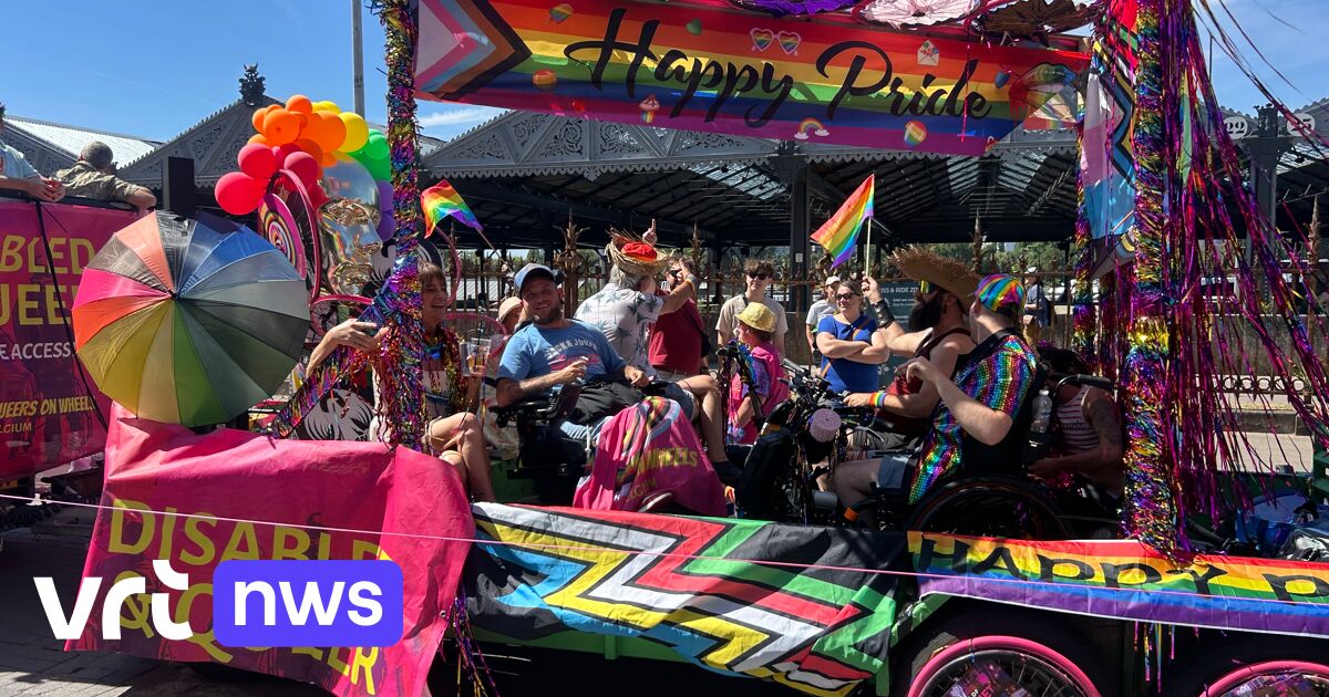 Record edition for pride parade: 170,000 people flock to antwerp for colorful procession