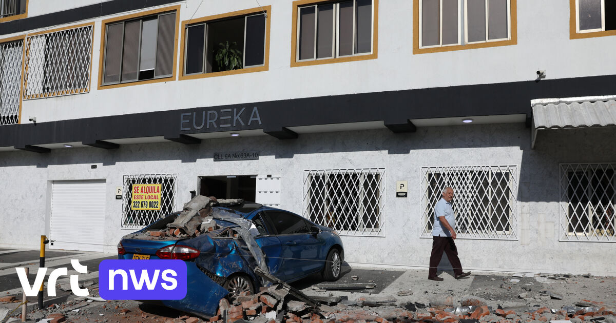 Sterke schok in Colombia zorgt voor schade