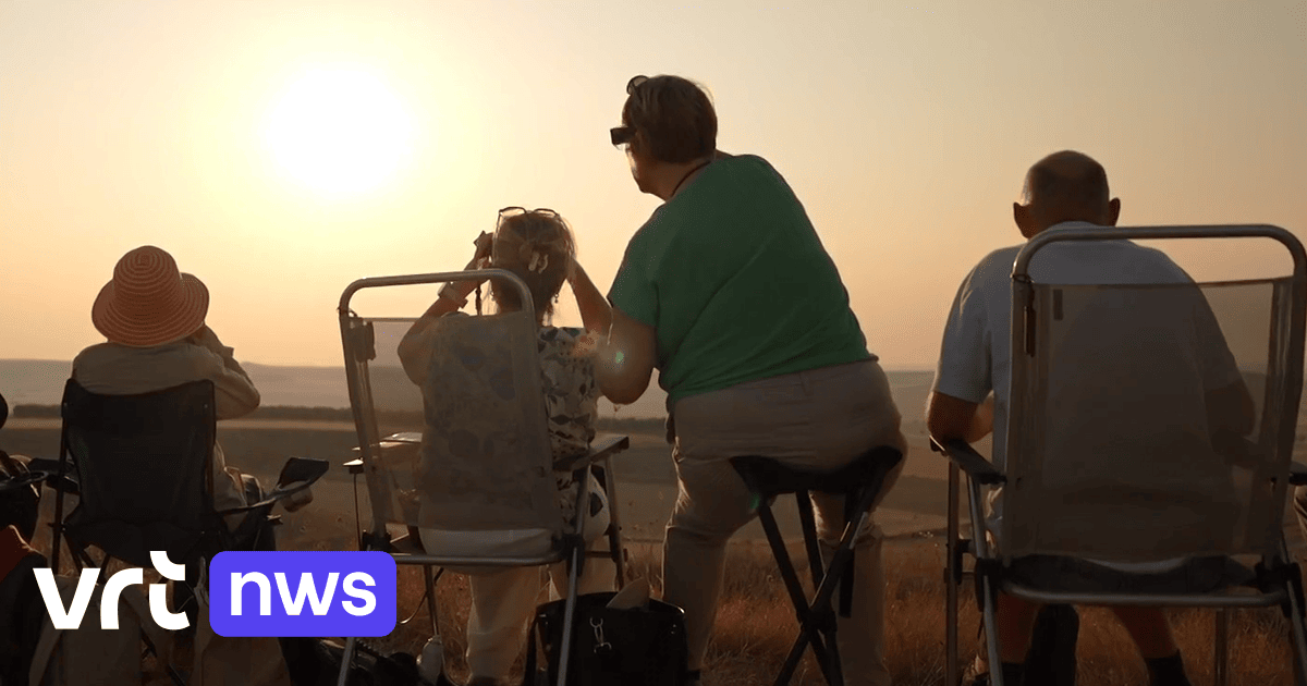 So haben die Belgier die partielle Sonnenfinsternis erlebt