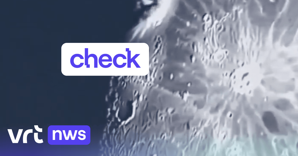 Geen echte video van SpaceX op de maan