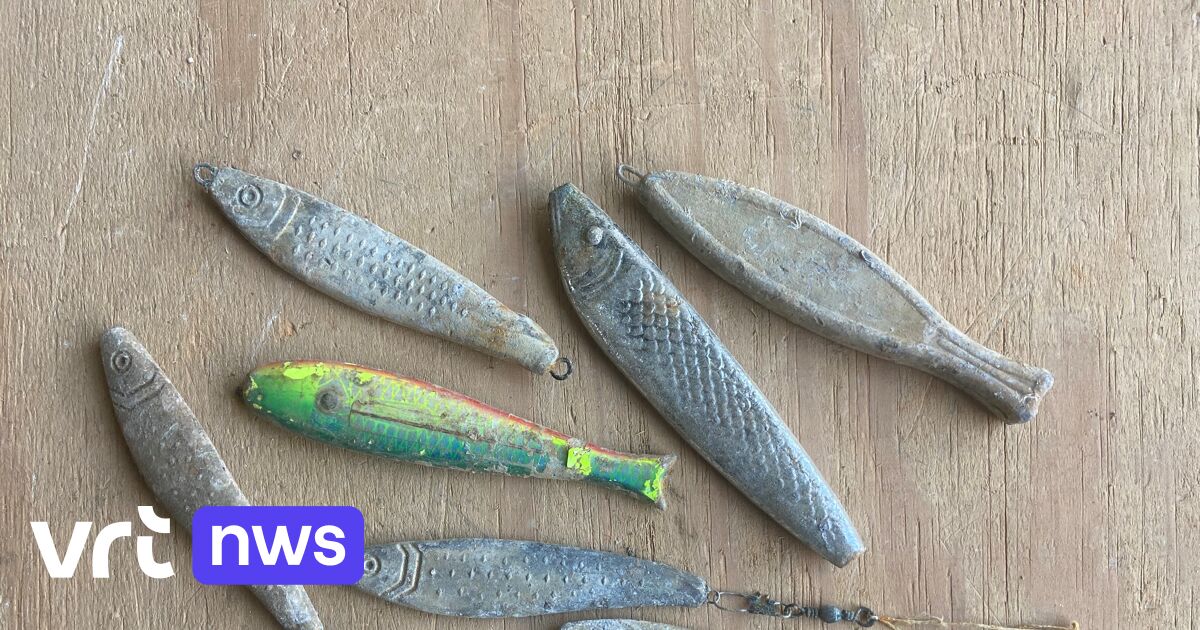 Meer dan 8.000 loden visgewichten gevonden op 2 scheepswrakken voor de kust van Nieuwpoort