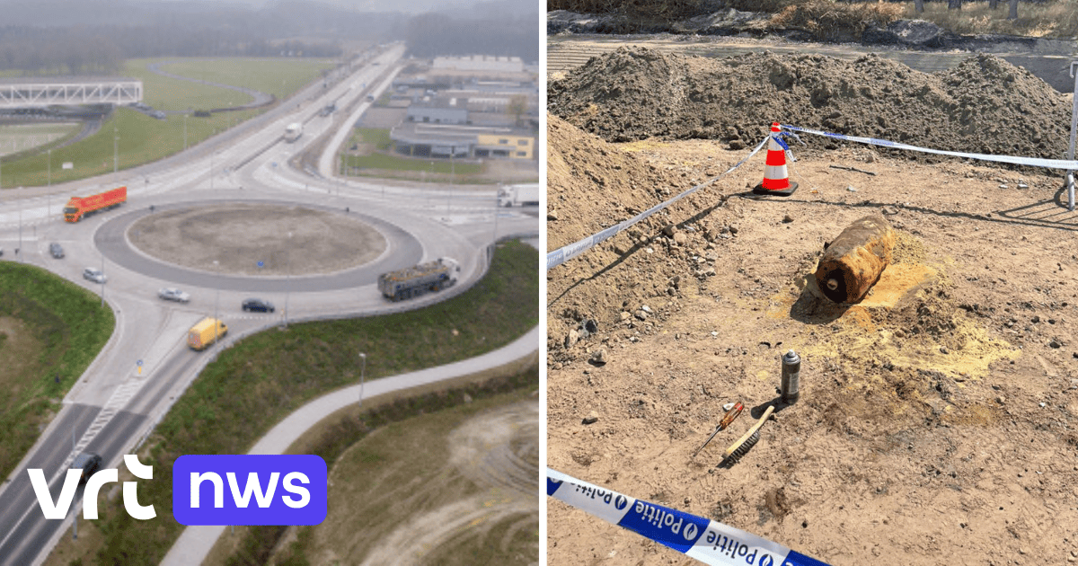 Bom in Zelzate: weg dicht tot laat