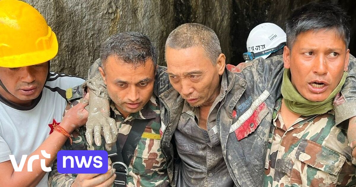 Derde arbeider in Nepal gered uit tunnels van waterkrachtcentrale, 10 dagen na overstromingen