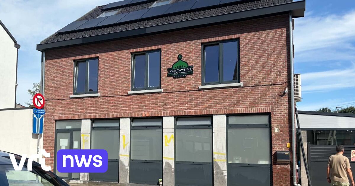 Moskee in Schelle al voor tweede keer op korte tijd beklad met haatboodschap