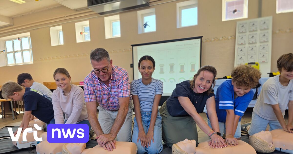 All 12-year-olds in Zottegem get free CPR lessons at school, later also residents
