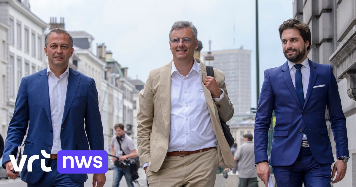 Egbert Lachaert praat over grote partijen