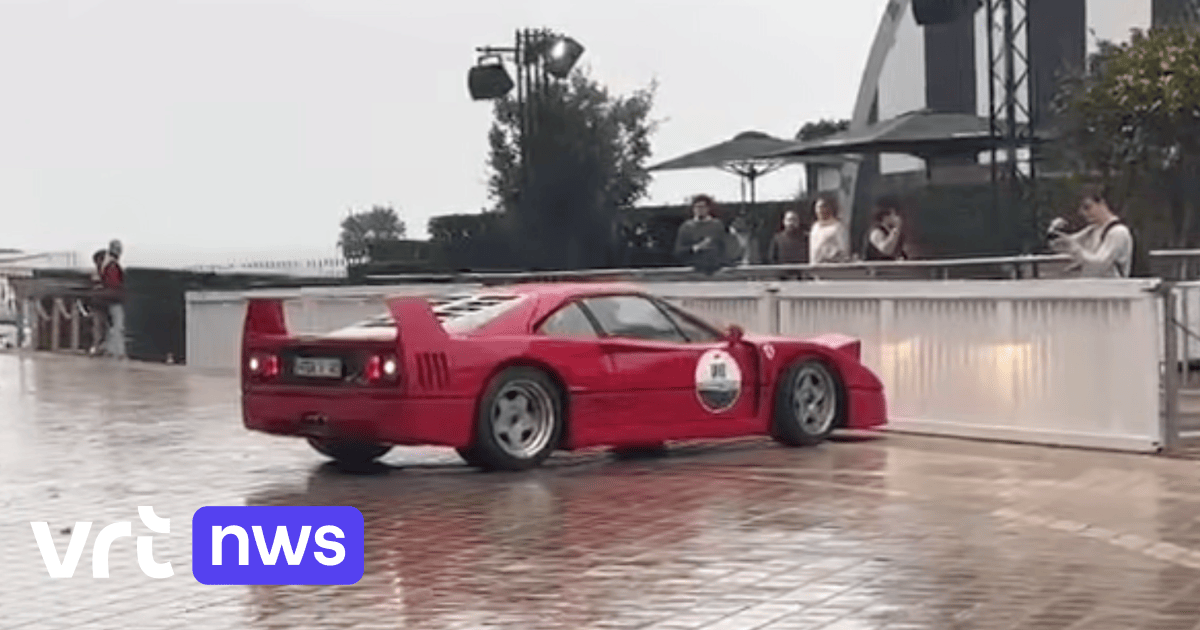 Ferrari F40 Driver Draws Police Report for Donuts in Knokke