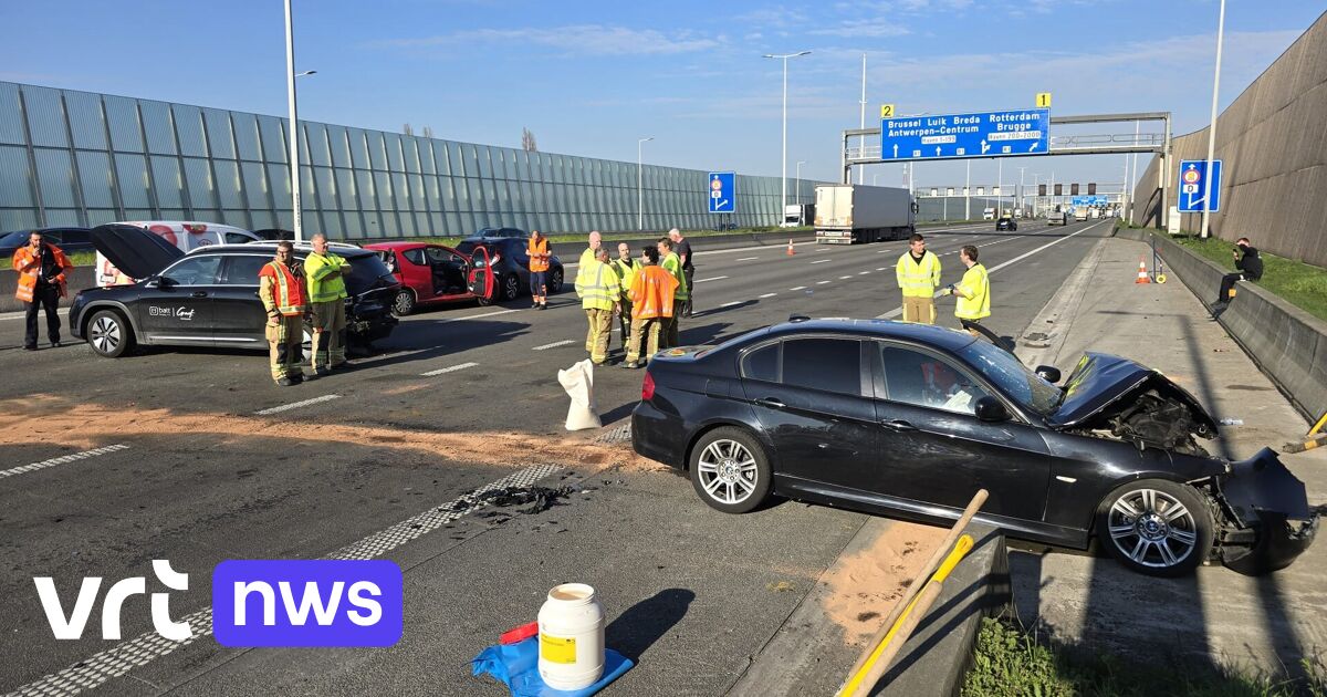 Man krijgt levenslang rijverbod na zware kop-staartbotsing op E17 in Beveren-Kruibeke-Zwijndrecht