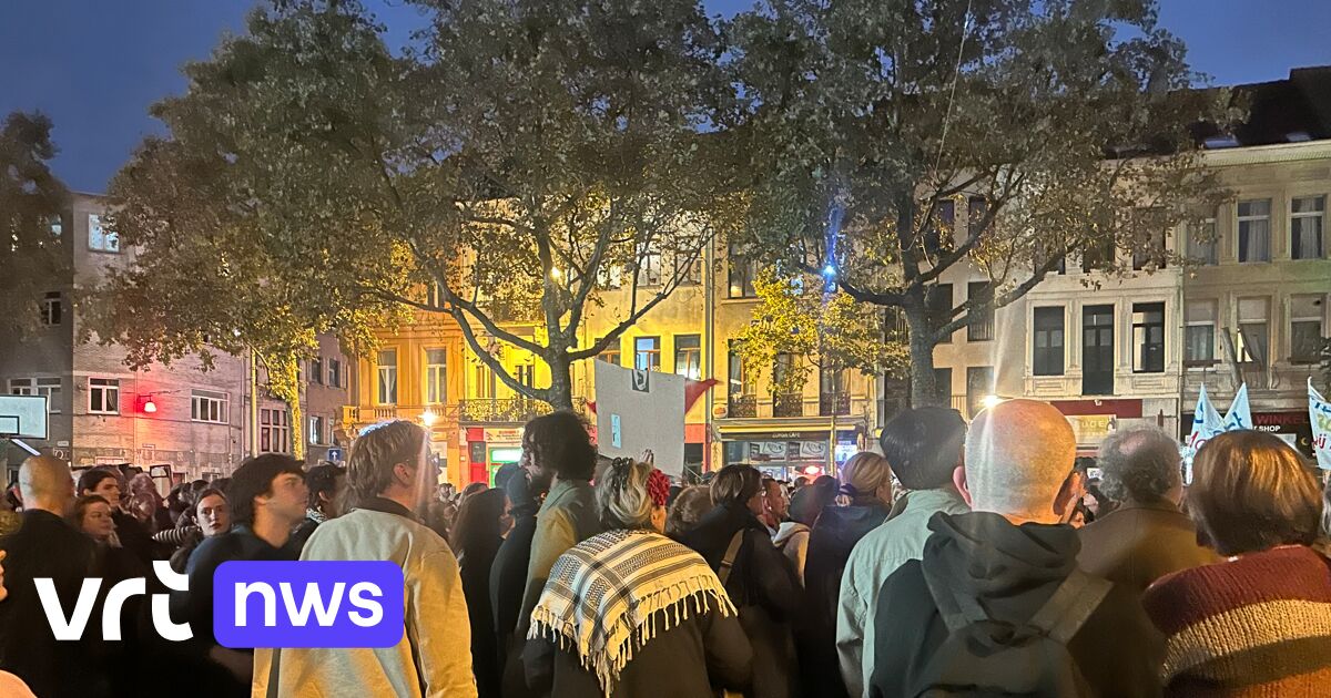 Antwerp Police Clear De Coninckplein Protest and Arrest Two Activists