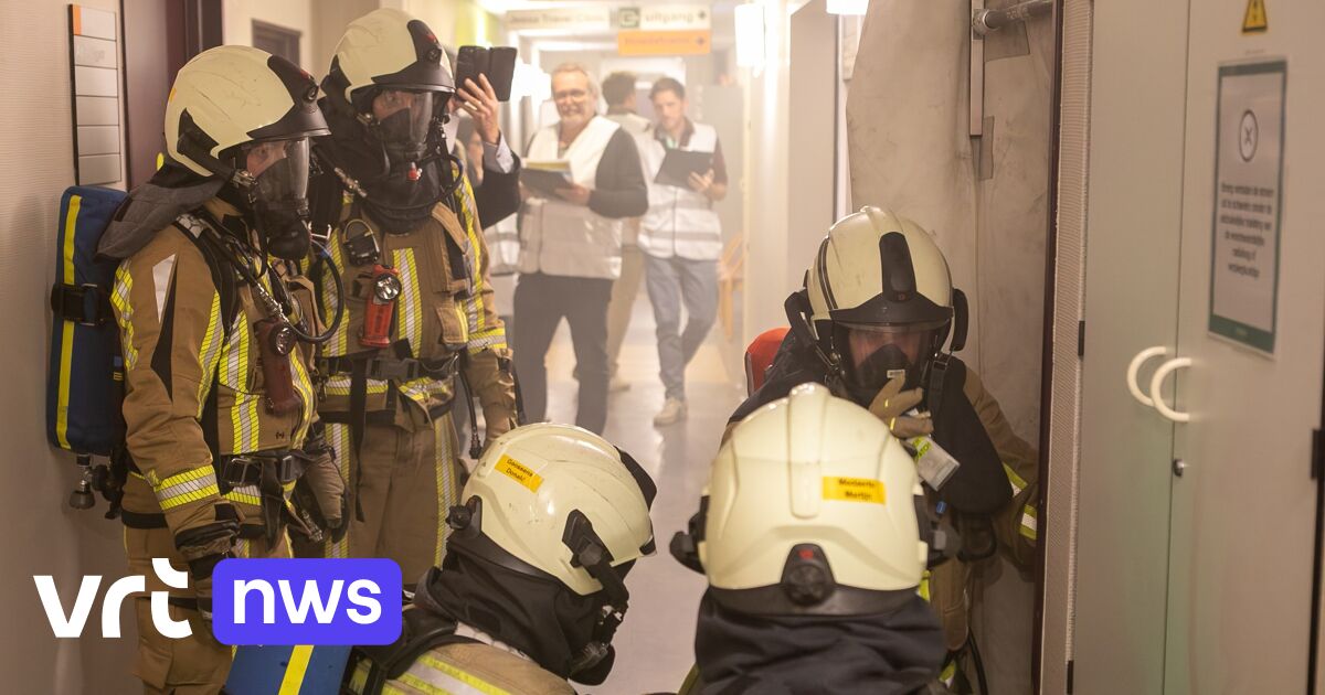 Jessa Ziekenhuis in Hasselt houdt brandoefening: 