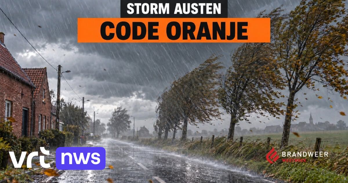 Brandweer Westhoek vraagt om zoveel mogelijk spullen binnen te zetten voor komst van storm Austen