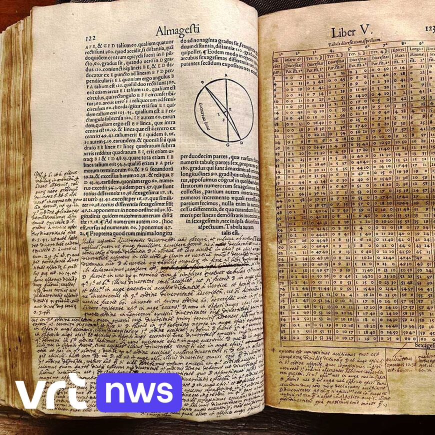 Nieuwe handgeschreven notities van Galileo ontdekt in astronomische tekst uit 16e eeuw  |  VRT NWS Nieuws