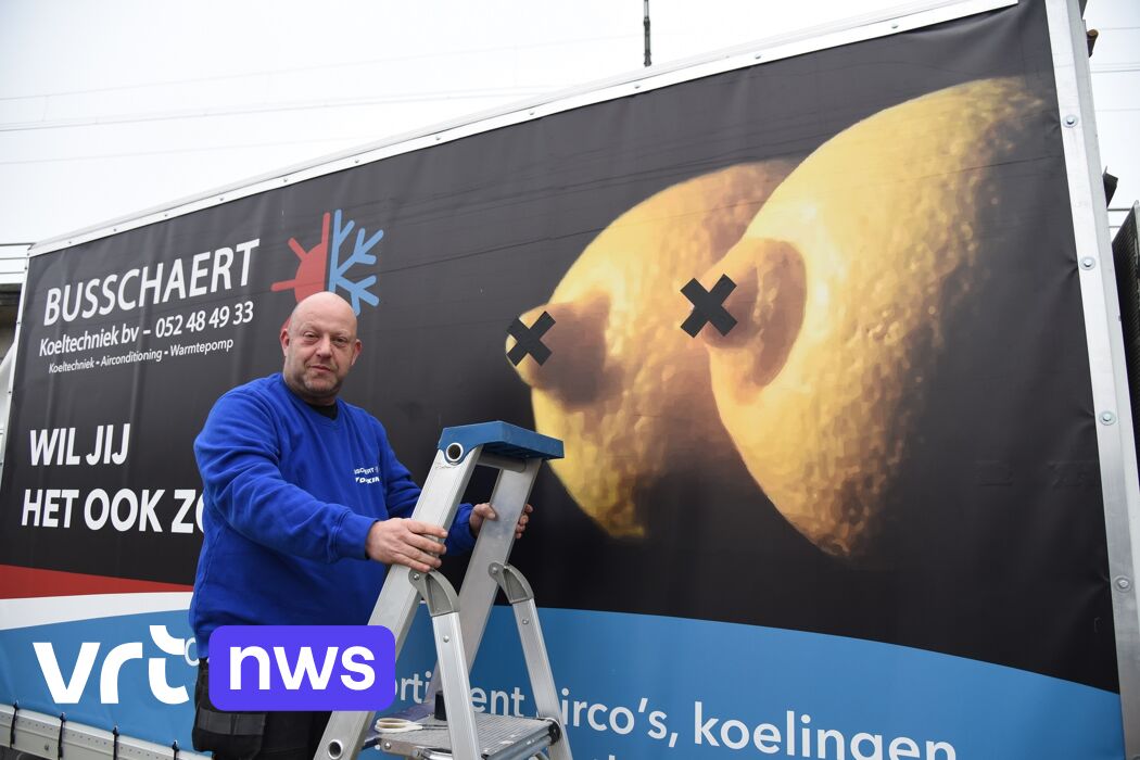 Reclame van koelfirma uit Dendermonde met citroenen (of borsten) niet  vrouwonvriendelijk: "Zwarte tape op puntjes verdwijnt" | VRT NWS: nieuws