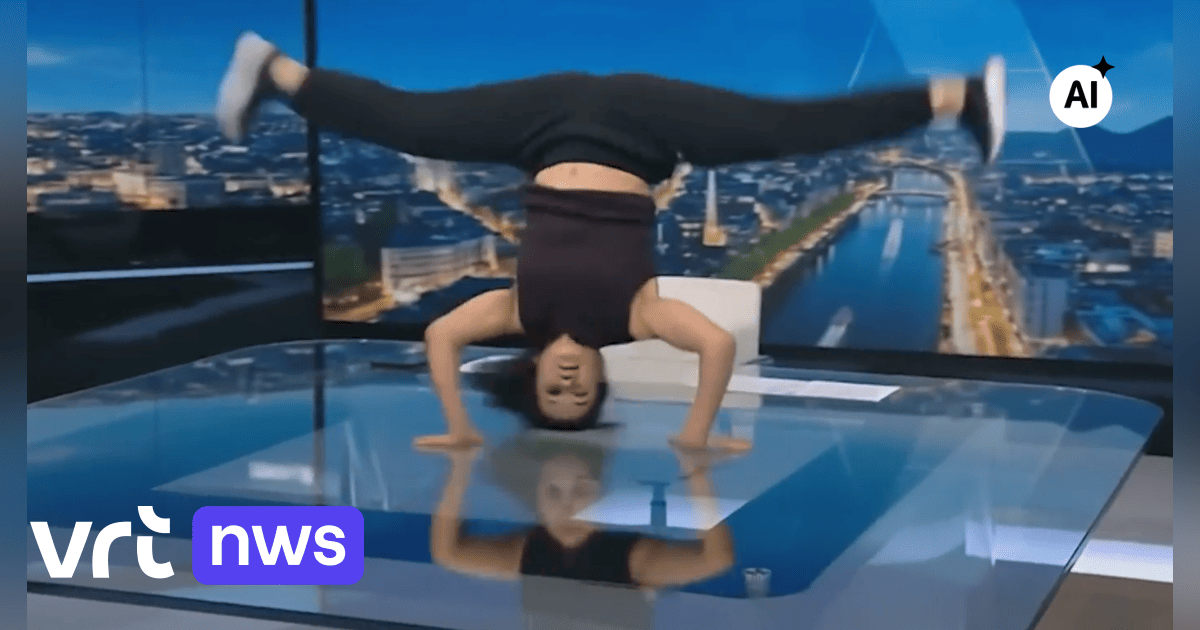 VIDEO Het RTBF-journaal opende vanavond met breakdancende nieuwsanker