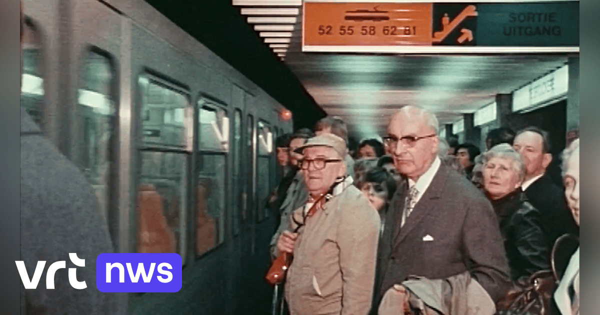 VIDEO 50 jaar geleden opende Brusselse metro met groot volksfeest: 