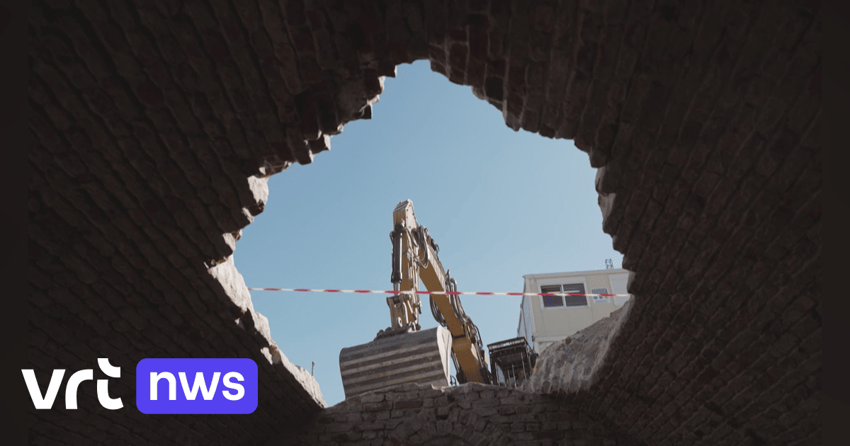 VIDEO Opgravingen in Nieuwpoort leggen opmerkelijke tunnels bloot