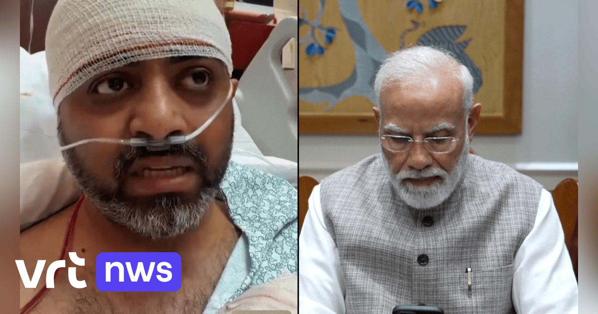 VIDEO Indiase premier Modi belt met neergestoken piloot: 