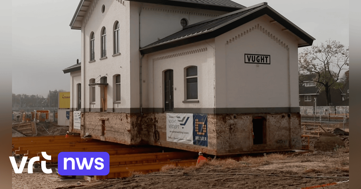 VIDEO Station mét kelder uit 1868 schuift 13,6 meter op in Vught: 