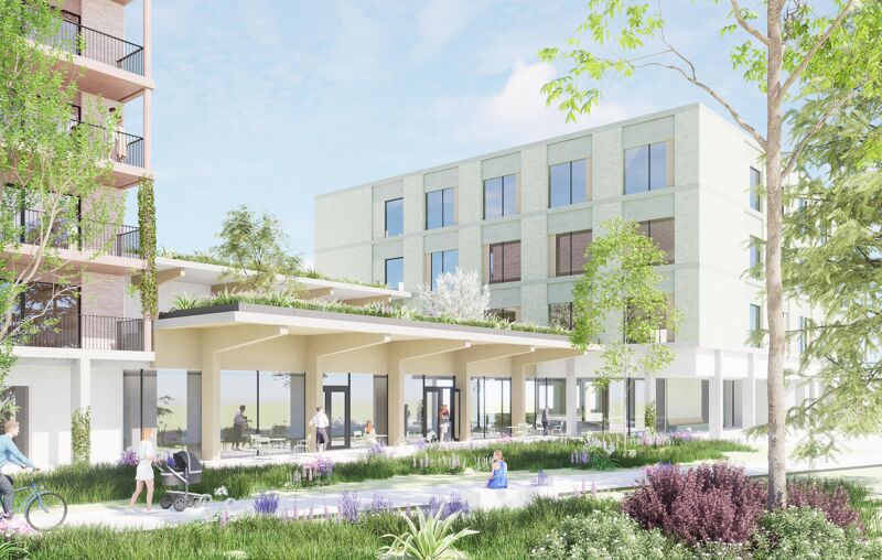 Foto Het nieuwe woonzorgdorp moet binnen een kleine 2 jaar klaar zijn.  Foto: Architecten Bureau Gino Debruyne