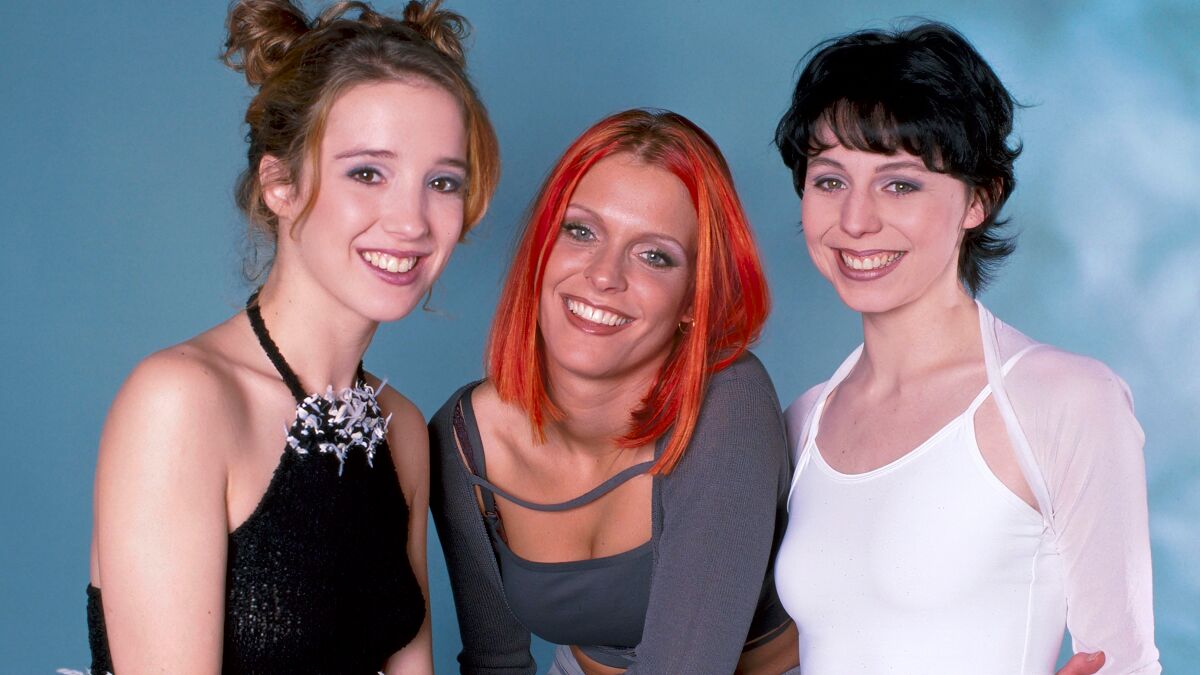 Foto Karen, Kristel en Kathleen vormden samen 'K3' van 1998 tot 2009.