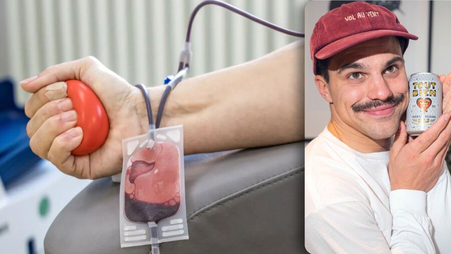 Campagne Rode Kruis met gratis bier van Average Rob voor jongeren die  plasma geven, krijgt kritiek: "Onaanvaardbare alcoholreclame" | VRT NWS:  nieuws