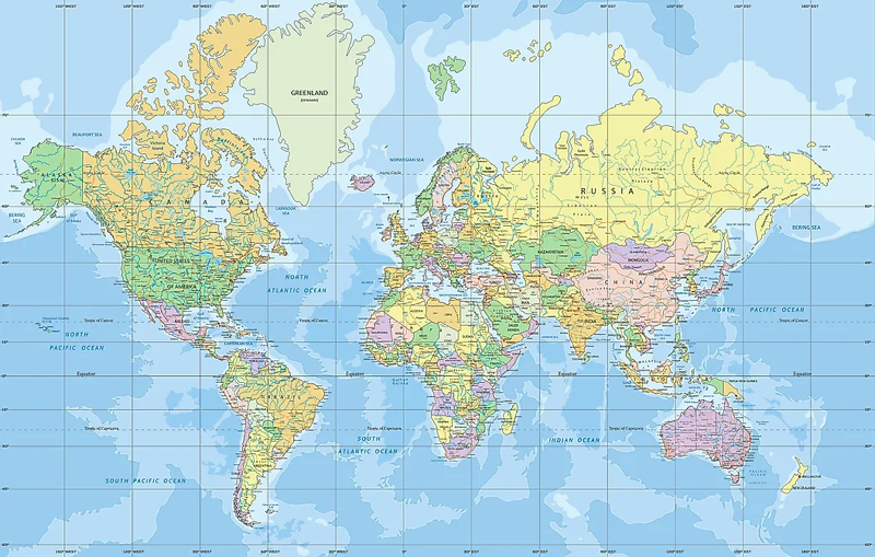 Einde van wereldkaart van Mercator? Afrikaanse Unie wil correctere (en dus  grotere) weergave van continent | VRT NWS: nieuws