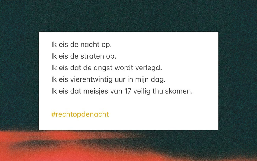 We zijn allemaal al Lisa geweest": hashtag #rechtopdenacht viraal na moord  op 17-jarige nabij Amsterdam | VRT NWS: nieuws