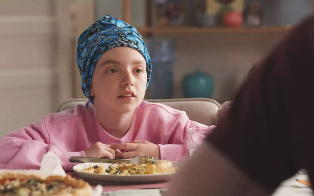 Foto In de VRT 1-soap 'Thuis' herstelt het personage Hannah van kanker. 