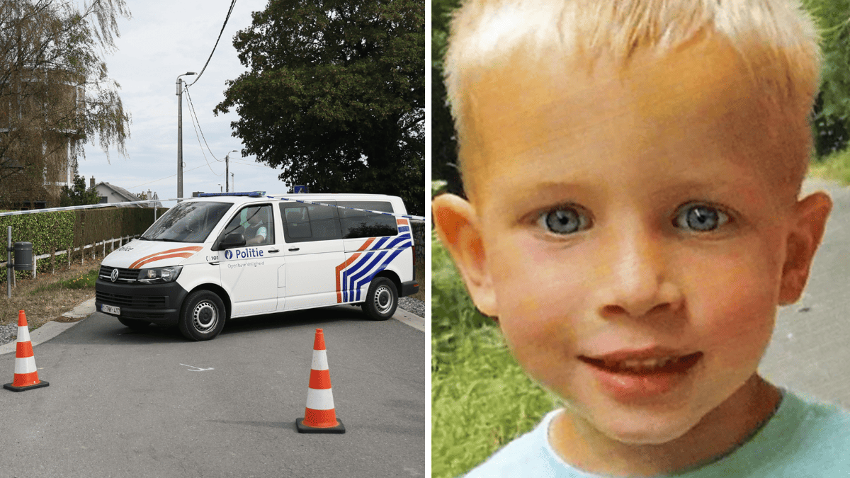 Foto In Onhaye was vandaag een grote politieactie aan de gang.