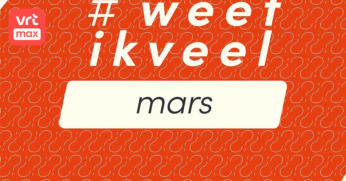 puur gemakkelijk te kwetsen Haringen Mars - #weetikveel [Podcast] | VRT MAX
