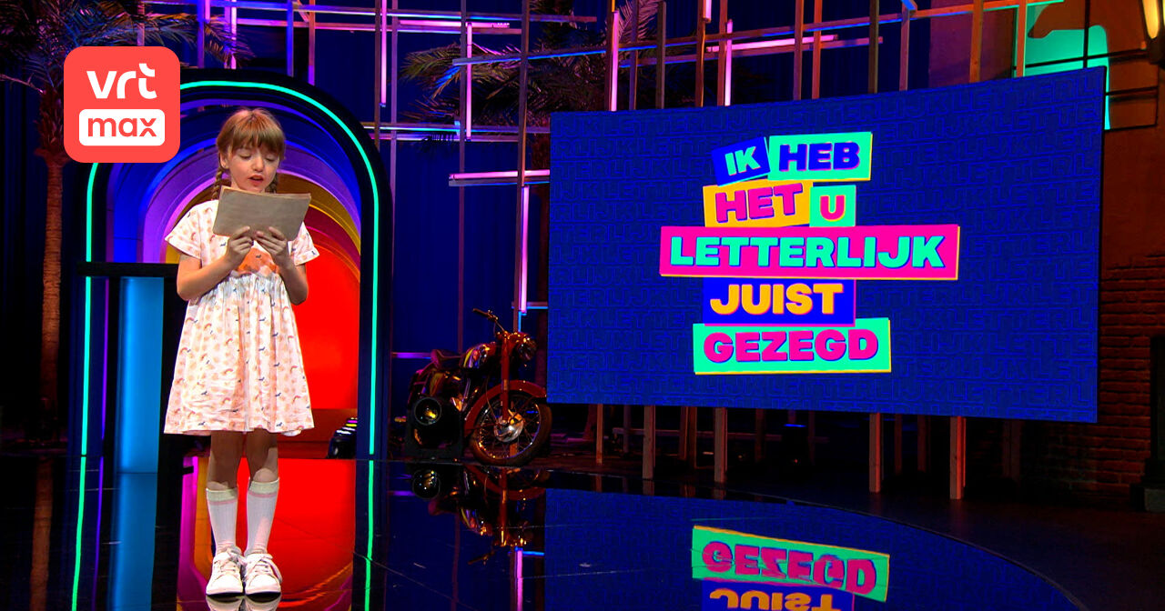 Ik heb het u letterlijk juist gezegd - zondag 17 september 2023 om 20: