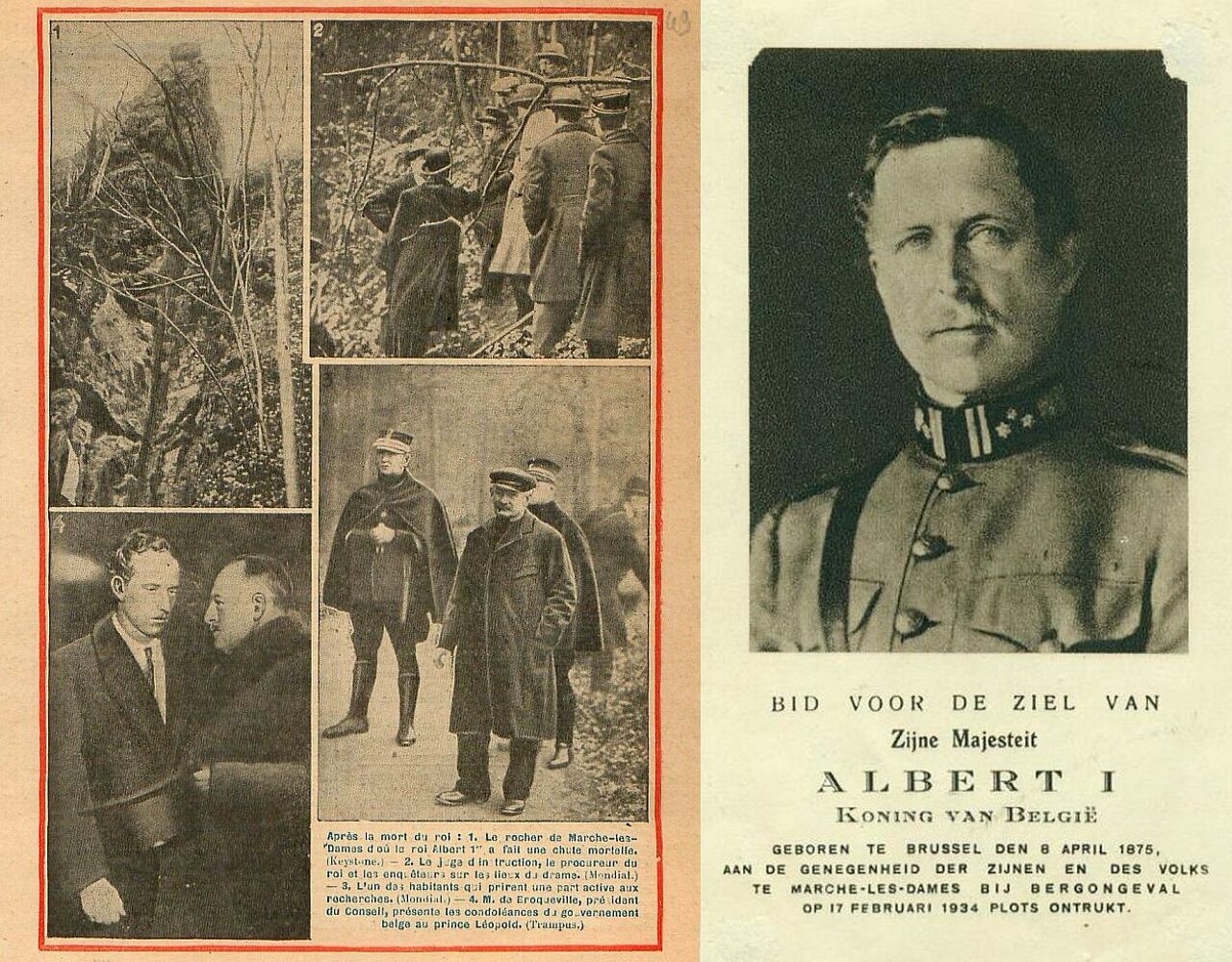 De tragische dood van koning Albert I dompelt België in diepe rouw VRT NWS nieuws De tragische dood van koning Albert I dompelt België in diepe rouw VRT NWS nieuws