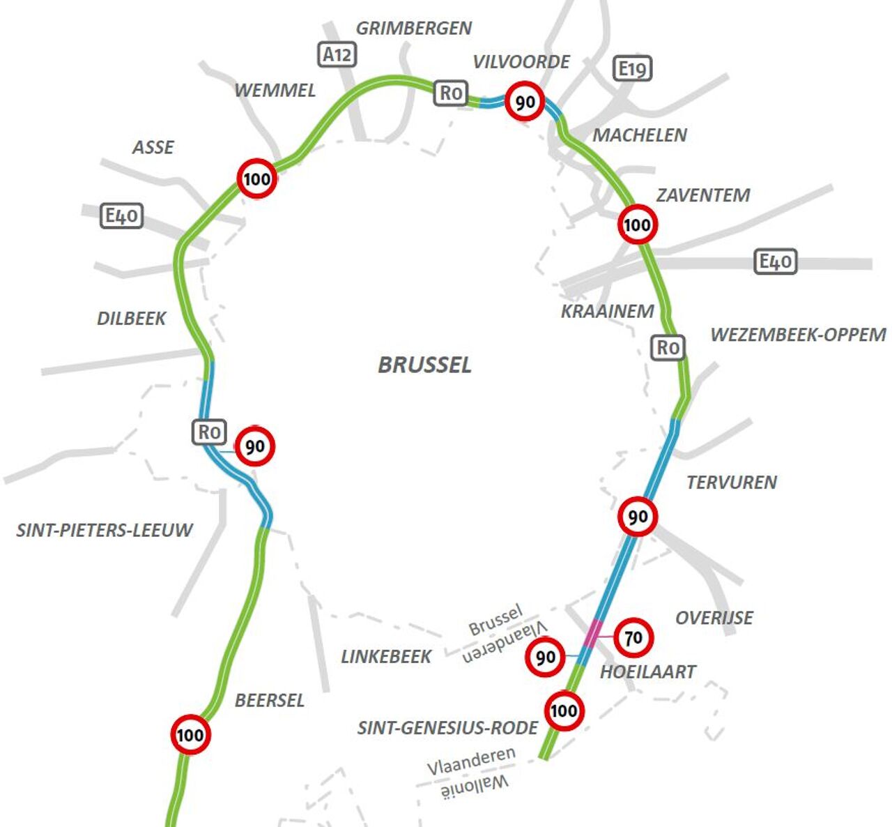 Vanaf Nu Nog Maar 100 Km/uur Op Ring Rond Brussel: Welk Effect Heeft ...