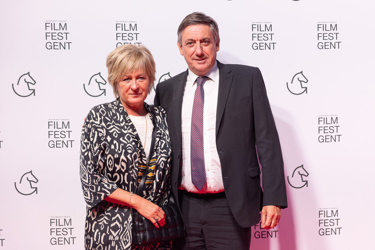 Flemish Prime Minister Jan Jambon (N-VA) and his wife Anne Gelubs Flemish Prime Minister Jan Jambon (N-VA) and his wife Anne Gelubs