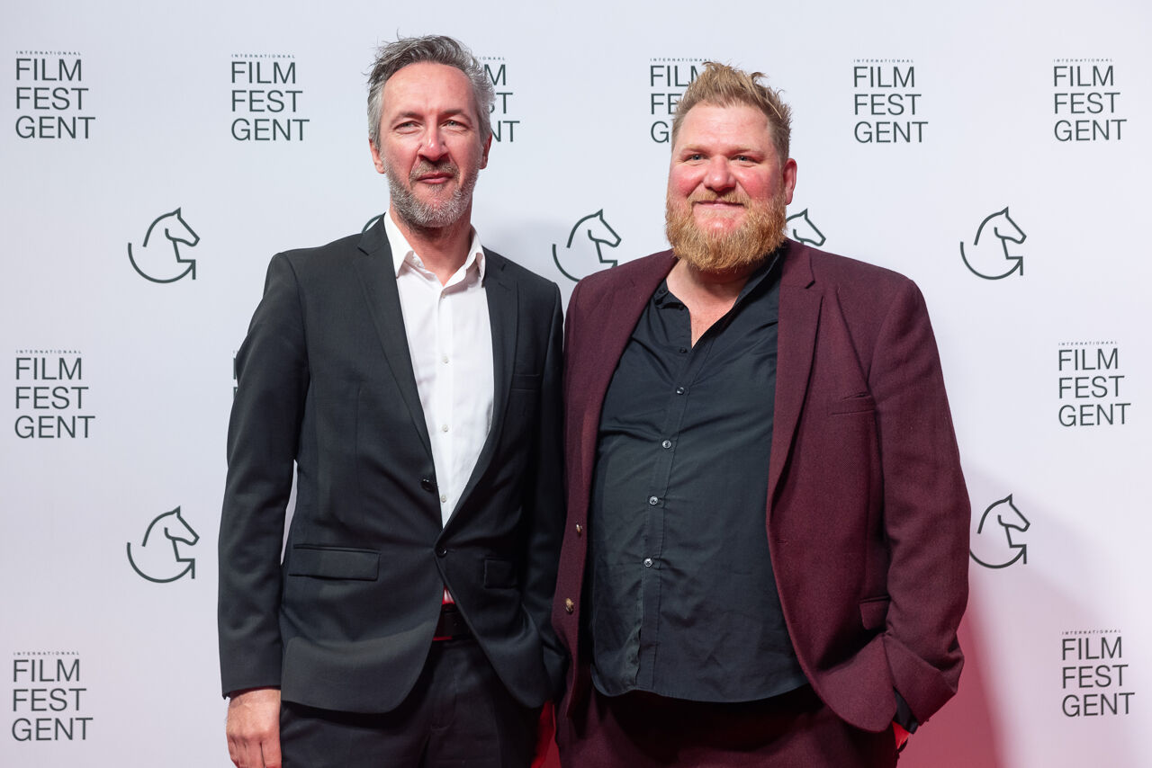 Director Peter Monsaert and actor Dominic Van Malder Director Peter Monsaert and actor Dominic Van Malder