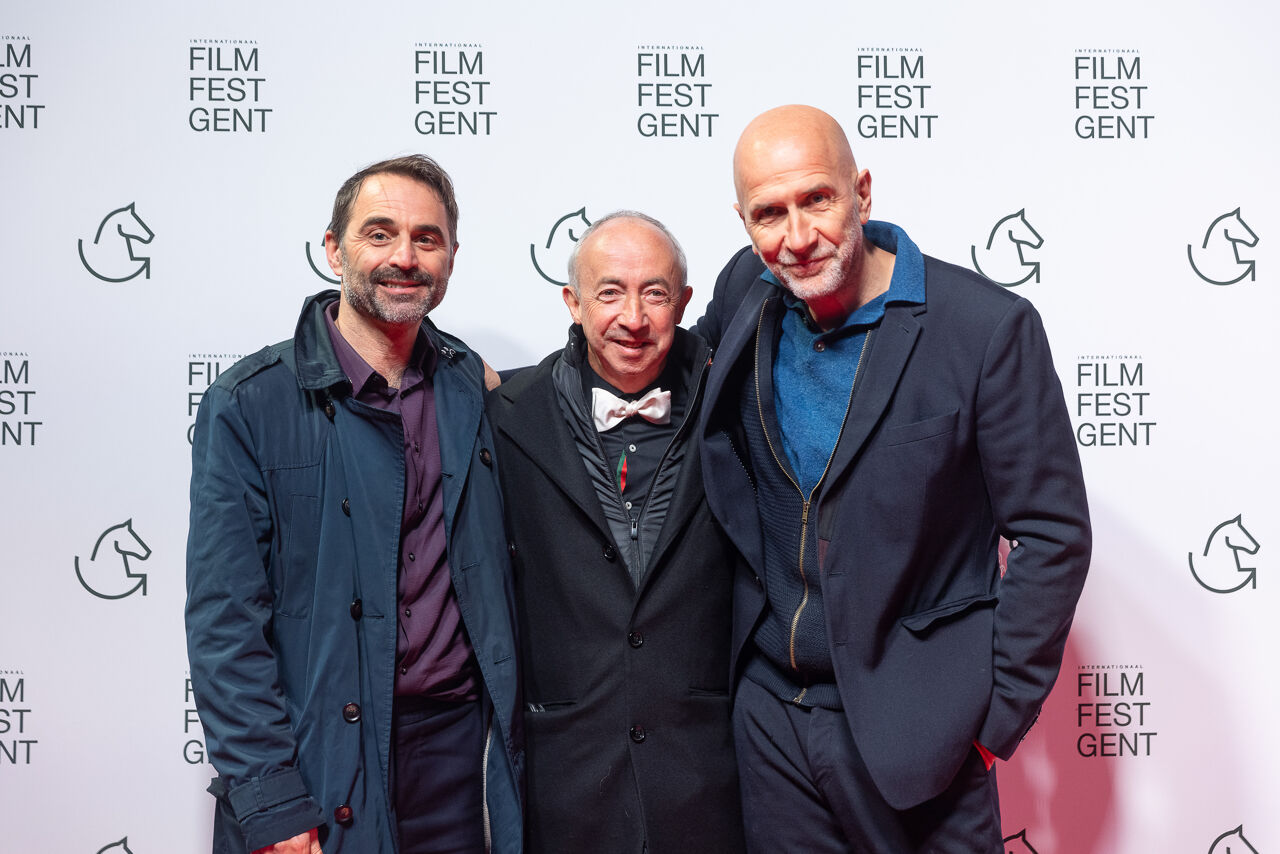 Actor Michael Bass, director Stijn Coninx, director Nic Balthazar Actor Michael Bass, director Stijn Coninx, director Nic Balthazar