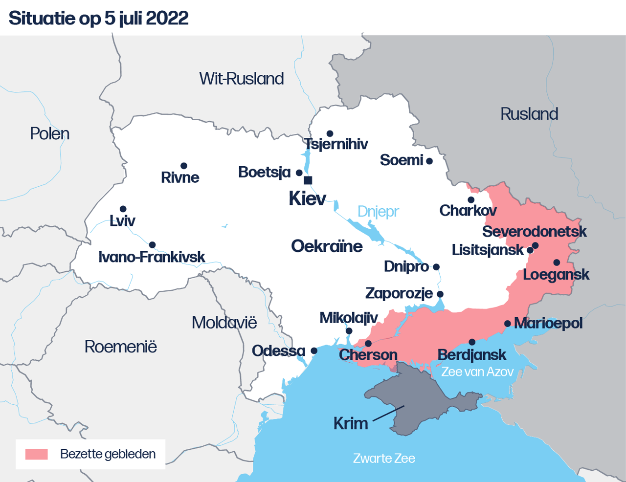 Oekraïens tegenoffensief in Cherson begonnen: wapendepot volgens