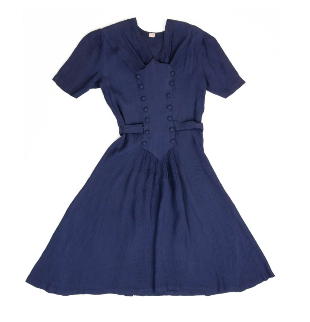 Een blauwe jurk die van Eva Braun zou geweest zijn, werd verkocht voor 2.500 dollar. Een blauwe jurk die van Eva Braun zou geweest zijn, werd verkocht voor 2.500 dollar.