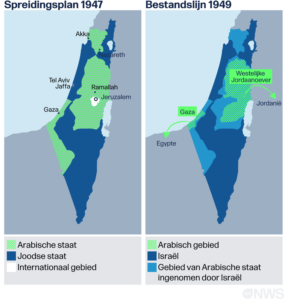 Israël-Palestina, Al 70 Jaar Op De Tekentafel | VRT NWS: Nieuws