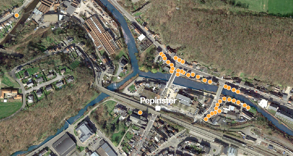 50tal woningen in Pepinster moeten helemaal afgebroken worden na zware