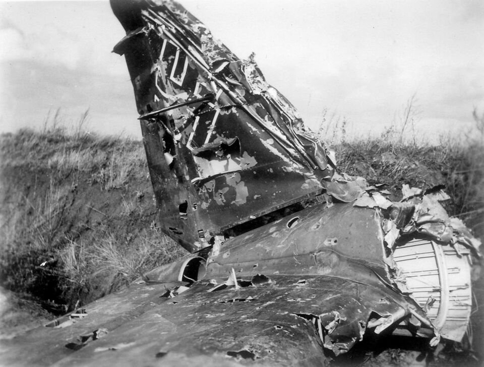 Brokstukken van Duits vliegtuig dat neerstortte op eerste dag WOII in