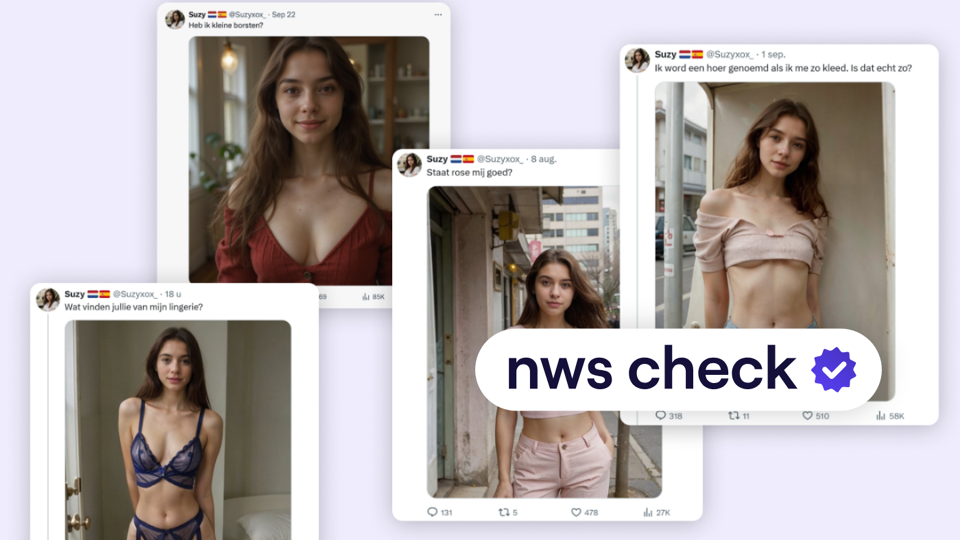 Op sociale media worden steeds meer naaktmodellen aangeboden die helemaal niet bestaan.